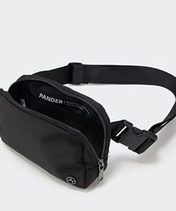 Pander 1L Fanny Pack Everywhere Belt Bag, Bum Bag Crossbody Bags for Women with Adjustable Strap (Black)