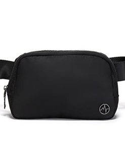 Pander 1L Fanny Pack Everywhere Belt Bag, Bum Bag Crossbody Bags for Women with Adjustable Strap (Black)