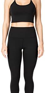 Sunzel Workout Leggings for Women, High Waisted Tummy Control Yoga Pants for Workout Gym Running 28" Inseam