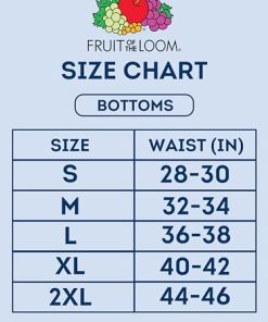 Fruit of the Loom Mens Fleece Elastic Bottom SWEATPANTSSweatpants