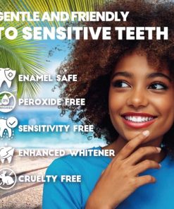 Sensitive Teeth Whitening Strips Kit: Advanced Dental Whitening- 14 Treatments for a Brighter Smile - Safe & Gentle Teeth Whitener (28 Count)