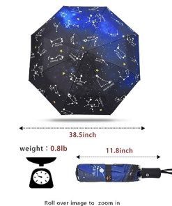 SY COMPACT Travel Umbrella Windproof Automatic Umbrellas-Factory Outlet umbrella-Blue Constellation